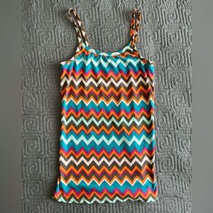 Rue21 Multicolor Chevron Tank Top